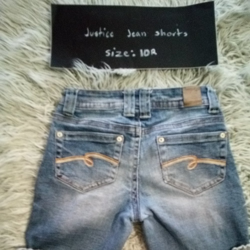 JUSTICE GIRL JEAN SHORTS
